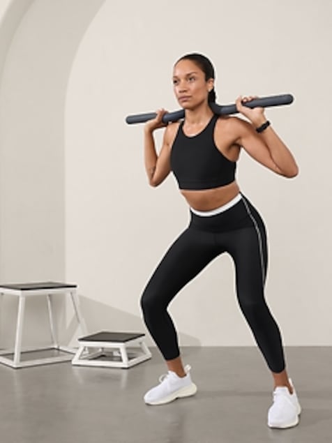 Interval Stash High Rise Tipped 7/8 Legging