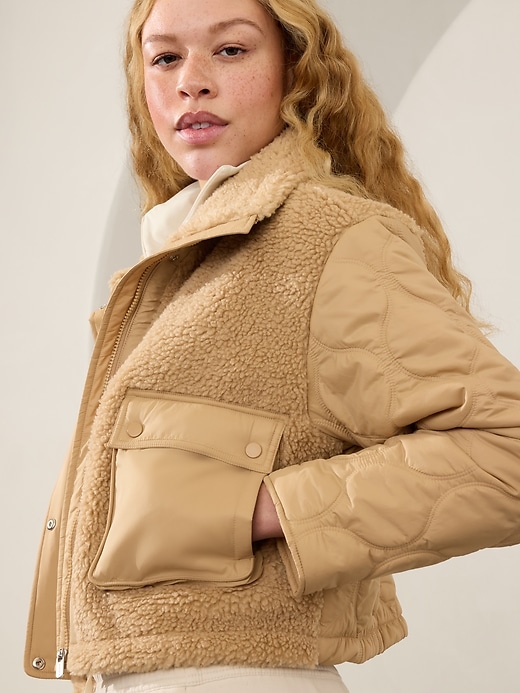 Image number 6 showing, Fleece Hybrid Jacket