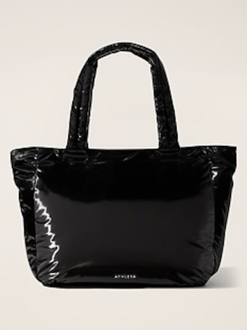 All About Shine Puff Tote Bag