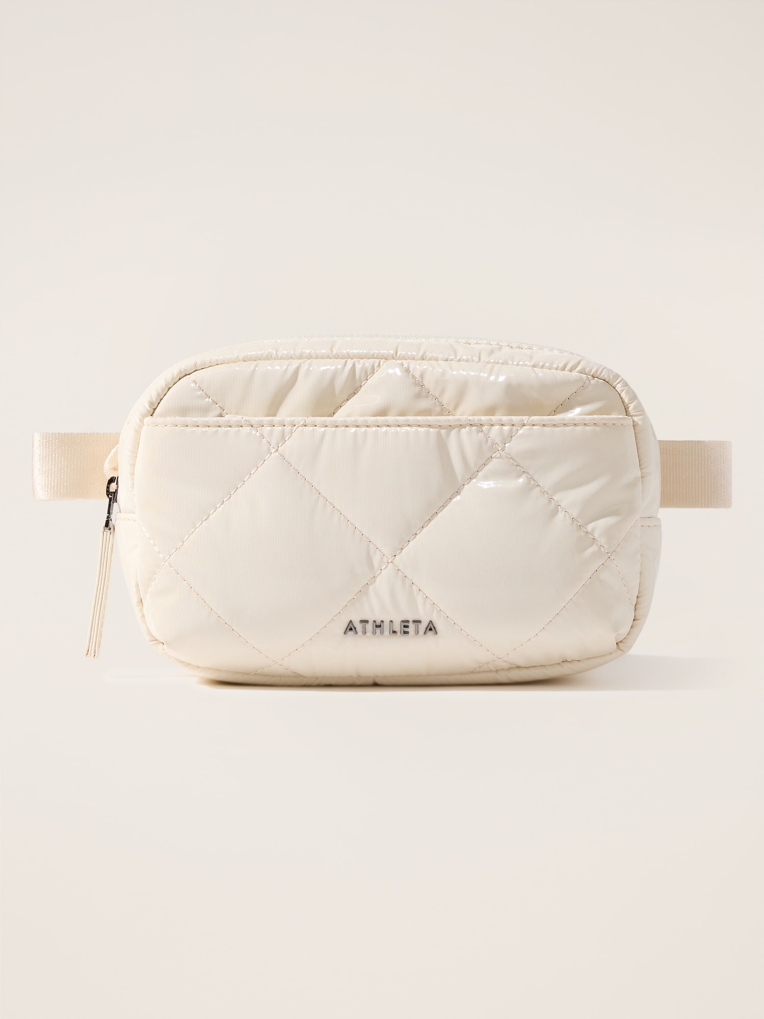 All About Shine Quilted Crossbody Belt Bag