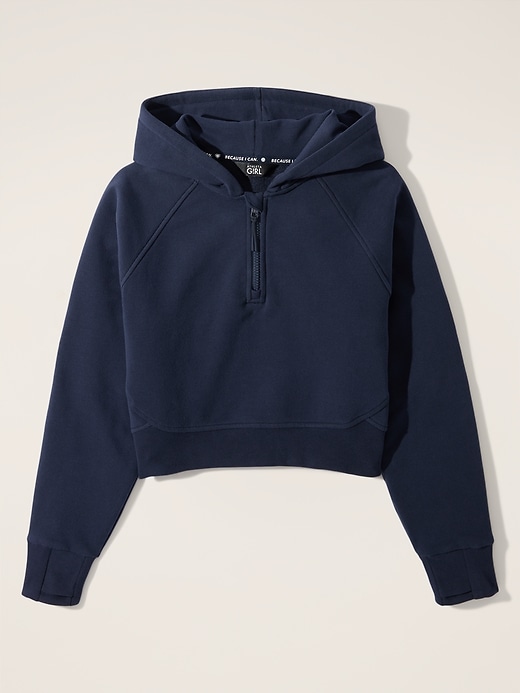 Image number 6 showing, Athleta Girl All Day Half Zip Hoodie