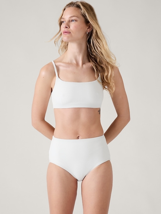 Image number 1 showing, Scoop Pique Bikini Top A-C