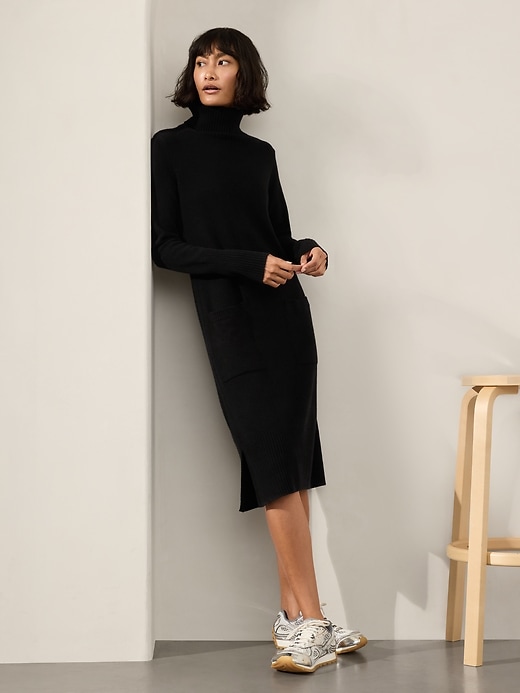 Image number 1 showing, Alpine Turtleneck Sweater Dress