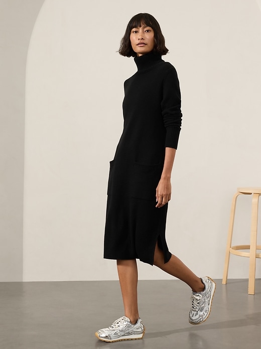 Image number 3 showing, Alpine Turtleneck Sweater Dress