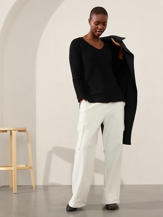 Image number 7 showing, Hanover Refined V-Neck Sweater