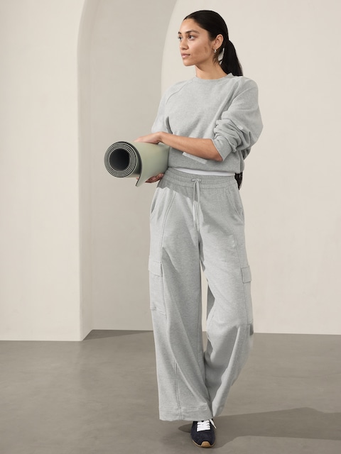 Retroterry High Rise Wide Leg Cargo Pant