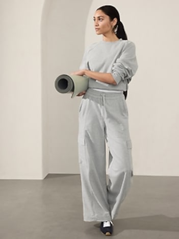 Retroterry High Rise Wide Leg Cargo Pant