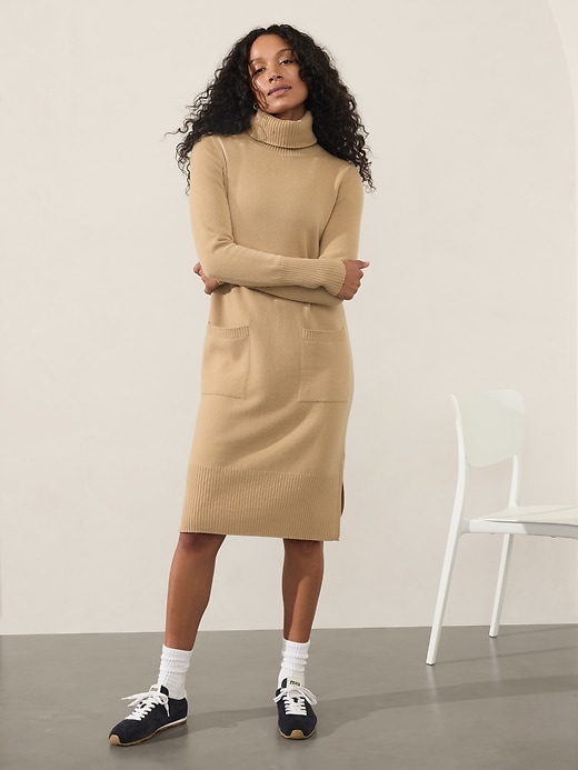 Image number 1 showing, Alpine Turtleneck Sweater Dress