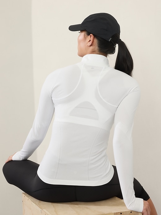 Image number 2 showing, Momentum Seamless Mock Neck Top