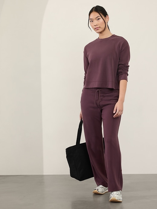 Image number 1 showing, Seasoft Mid Rise Straight Pant