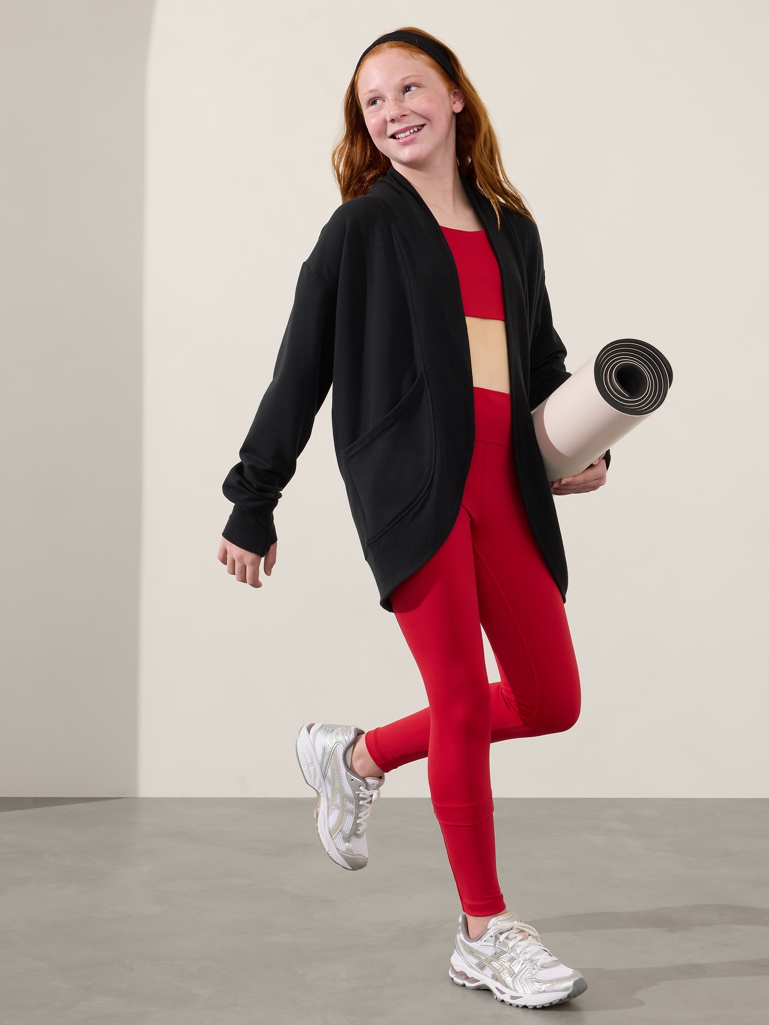 Athleta Girl Wrap N Roll Cardigan