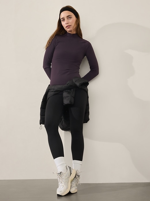 Image number 1 showing, Renew Seamless Mock Neck Top