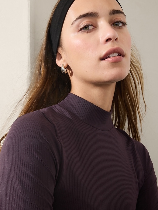 Image number 5 showing, Renew Seamless Mock Neck Top