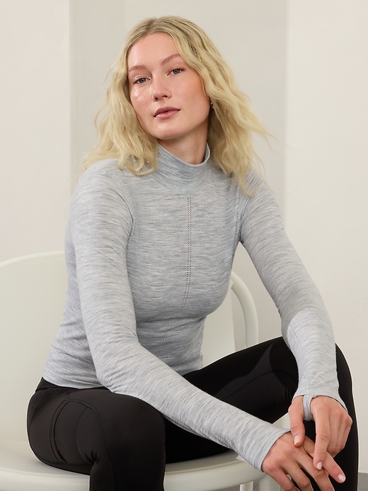 Image number 1 showing, Ascent Seamless Turtleneck