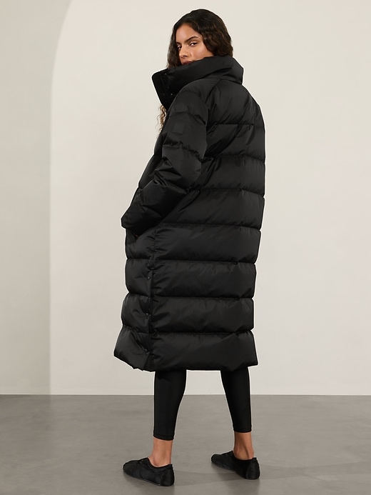 Image number 3 showing, Sateen Long Puffer