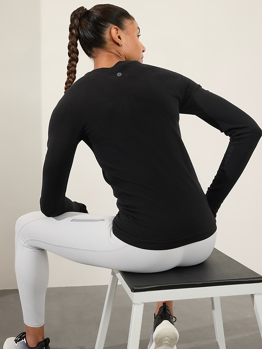 Image number 2 showing, Flurry Seamless Crewneck Top