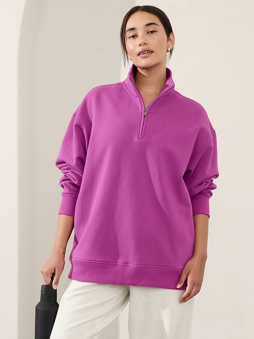 Image number 4 showing, Forever Fleece 1/4 Zip Sweatshirt