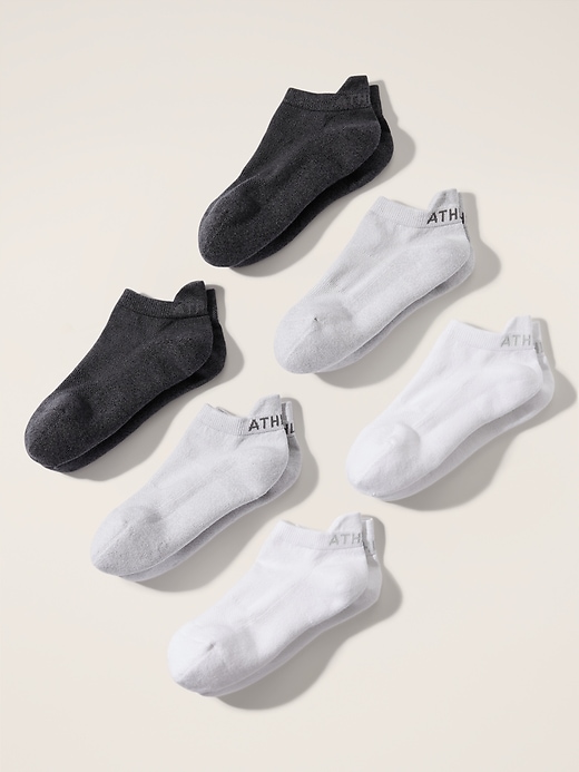 View large product image 1 of 3. Athleta Everyday Ankle Sock 6-Pack