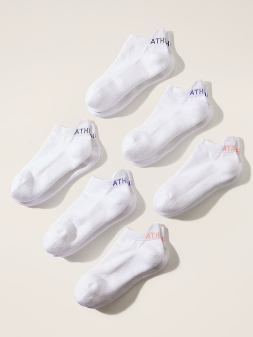 View large product image 1 of 3. Athleta Everyday Ankle Sock 6-Pack