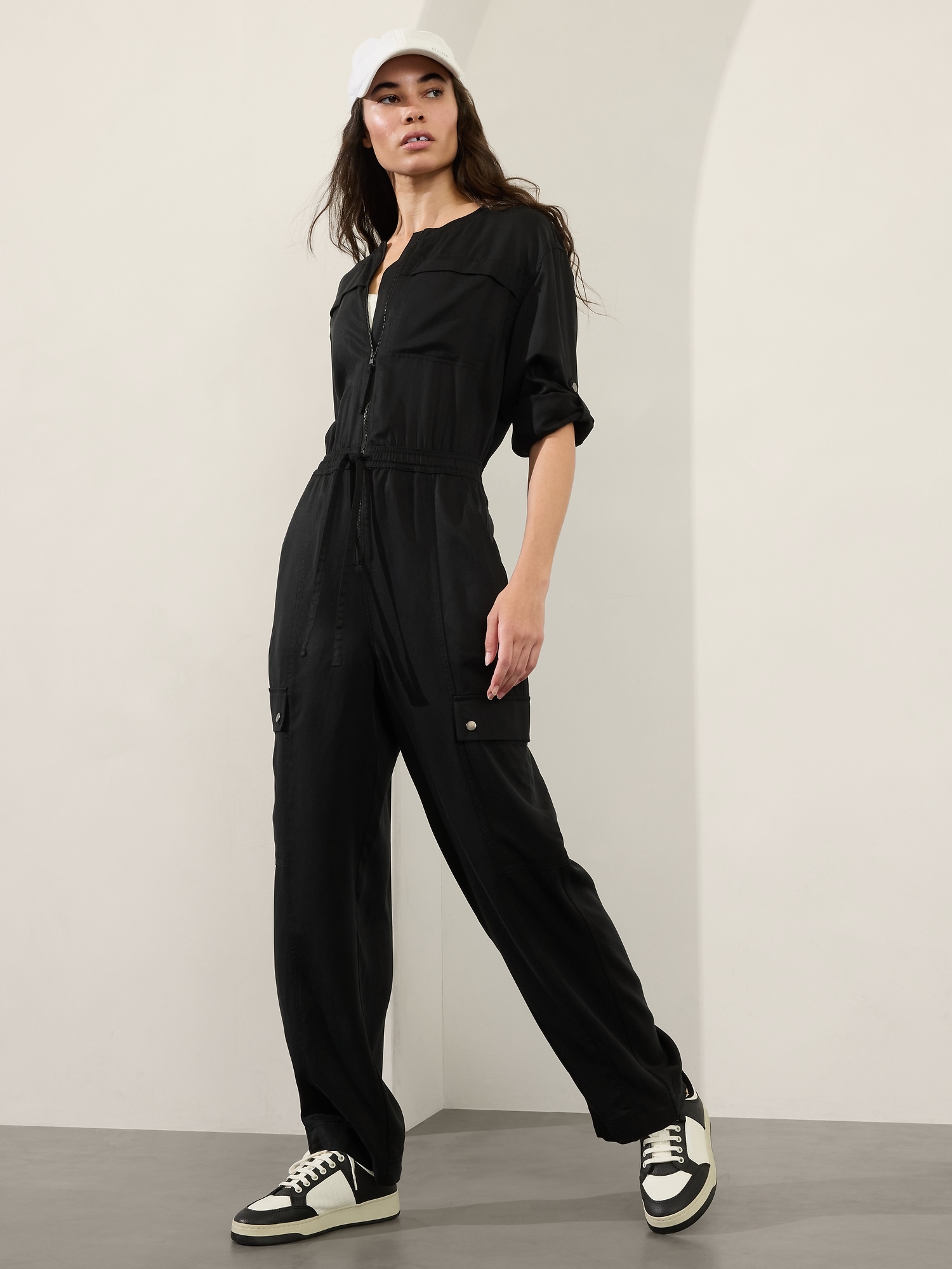 Athleta black jumpsuit online