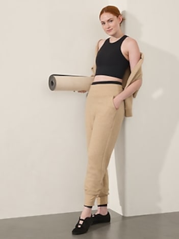 Coaster Luxe Waffle High Rise Jogger