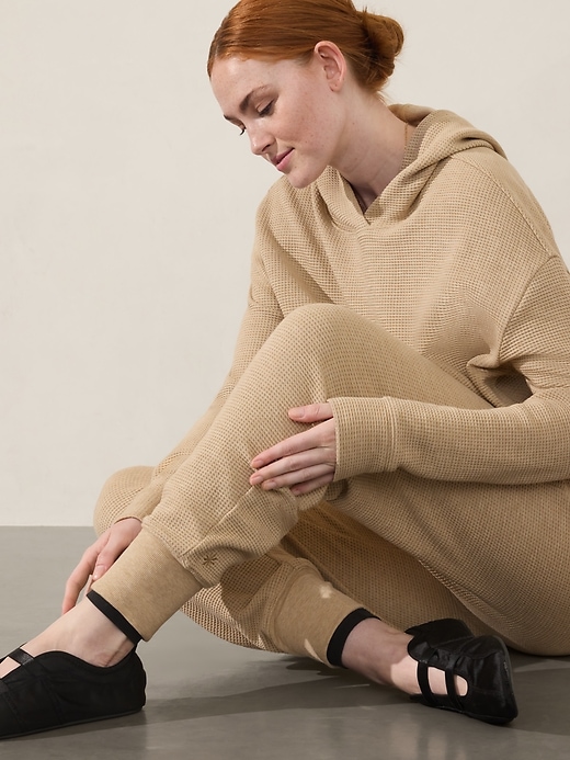 Image number 6 showing, Coaster Luxe Waffle High Rise Jogger