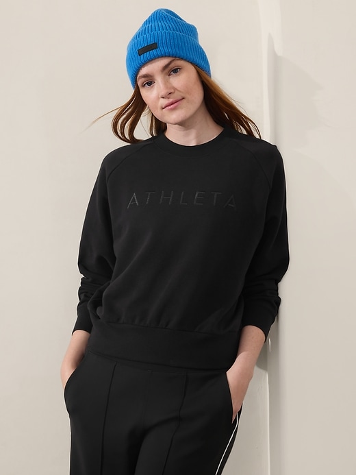 Image number 1 showing, Logo Fleece Crew Sweatshirt