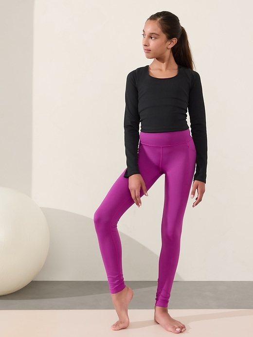 Image number 1 showing, Athleta Girl High Rise Stash Your Treasures Legging