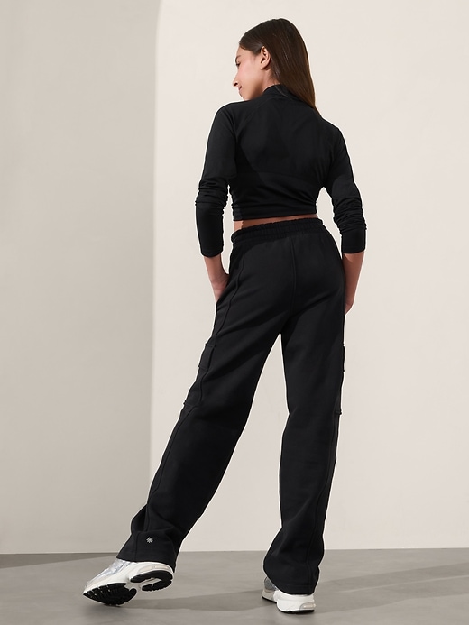 Image number 2 showing, Athleta Girl All Day Cargo Straight Leg Pant