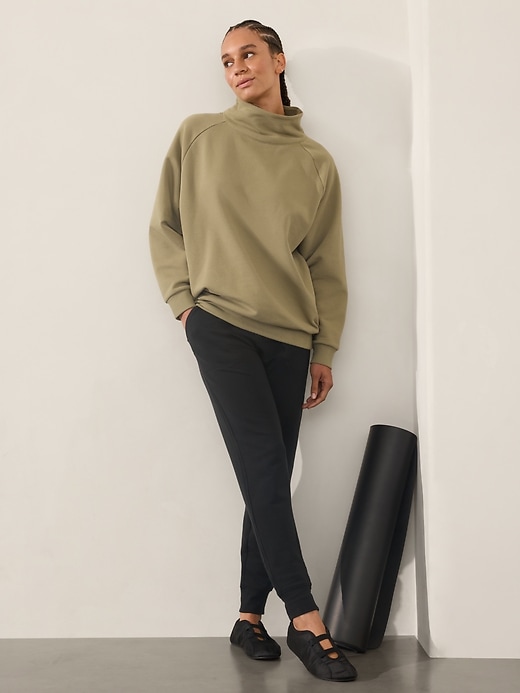 Image number 1 showing, Forever Fleece Mockneck Sweatshirt