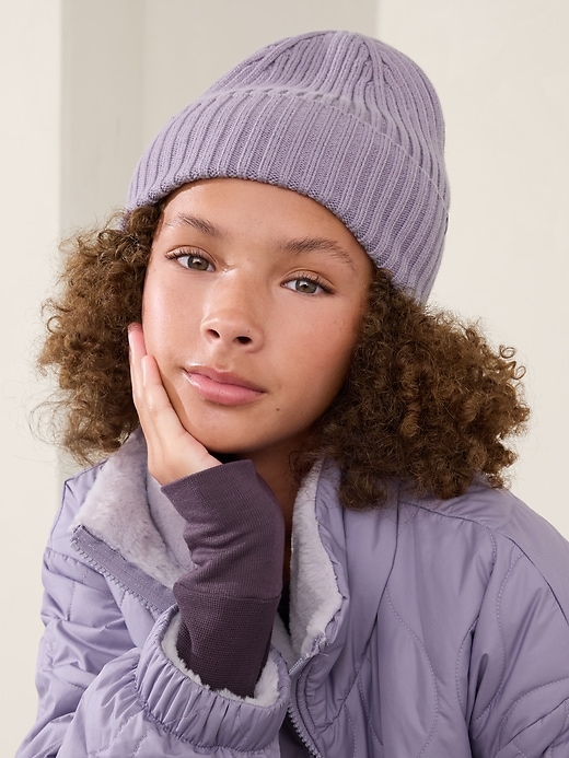 View large product image 1 of 2. Athleta Girl Chill Out Beanie