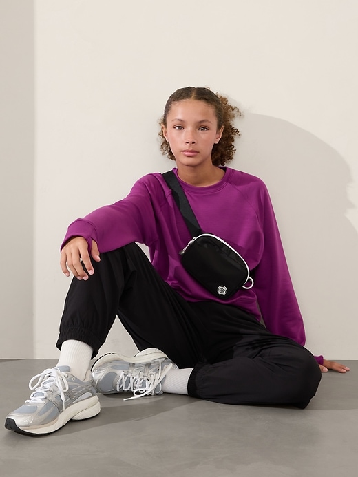 Image number 2 showing, Athleta Girl All Day Crewneck Sweatshirt