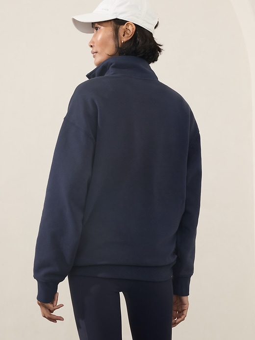 Image number 2 showing, Logo Fleece 1/4 Zip Sweatshirt