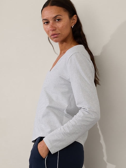 Image number 2 showing, Essential V-Neck Top