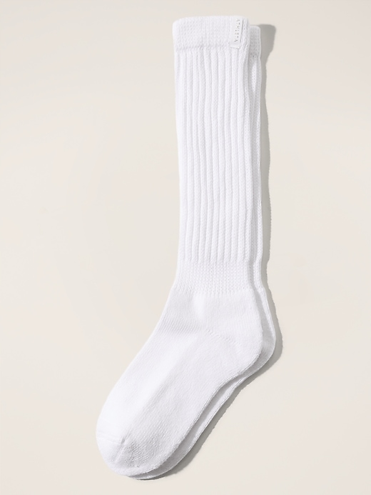 View large product image 1 of 2. Cloud Scrunch Sock