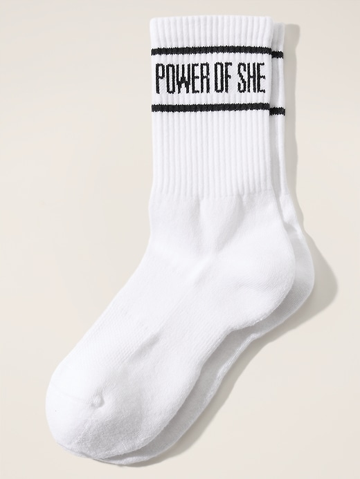 View large product image 1 of 2. Athleta Everyday Crew Sock