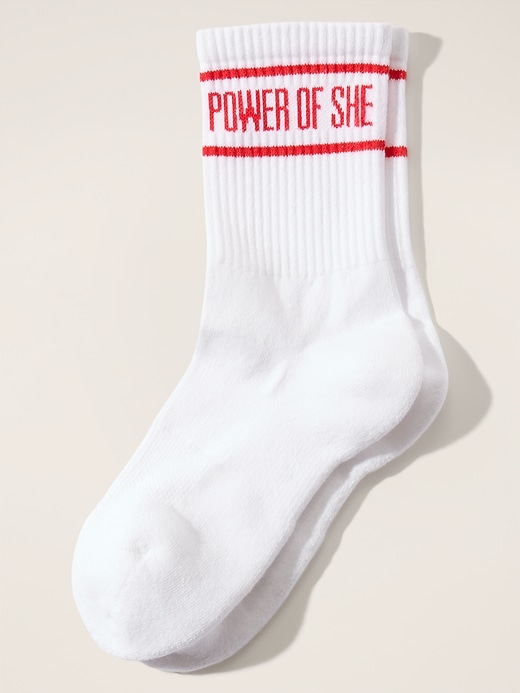 View large product image 1 of 2. Athleta Everyday Crew Sock