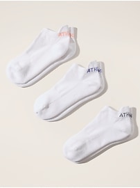View large product image 1 of 3. Athleta Everyday Ankle Sock 3-Pack