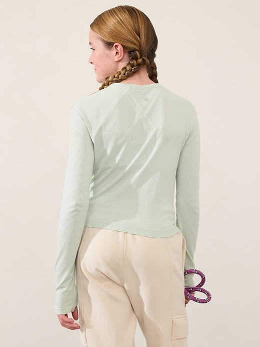 Image number 2 showing, Athleta Girl Power Up Sport Length Shimmer Top