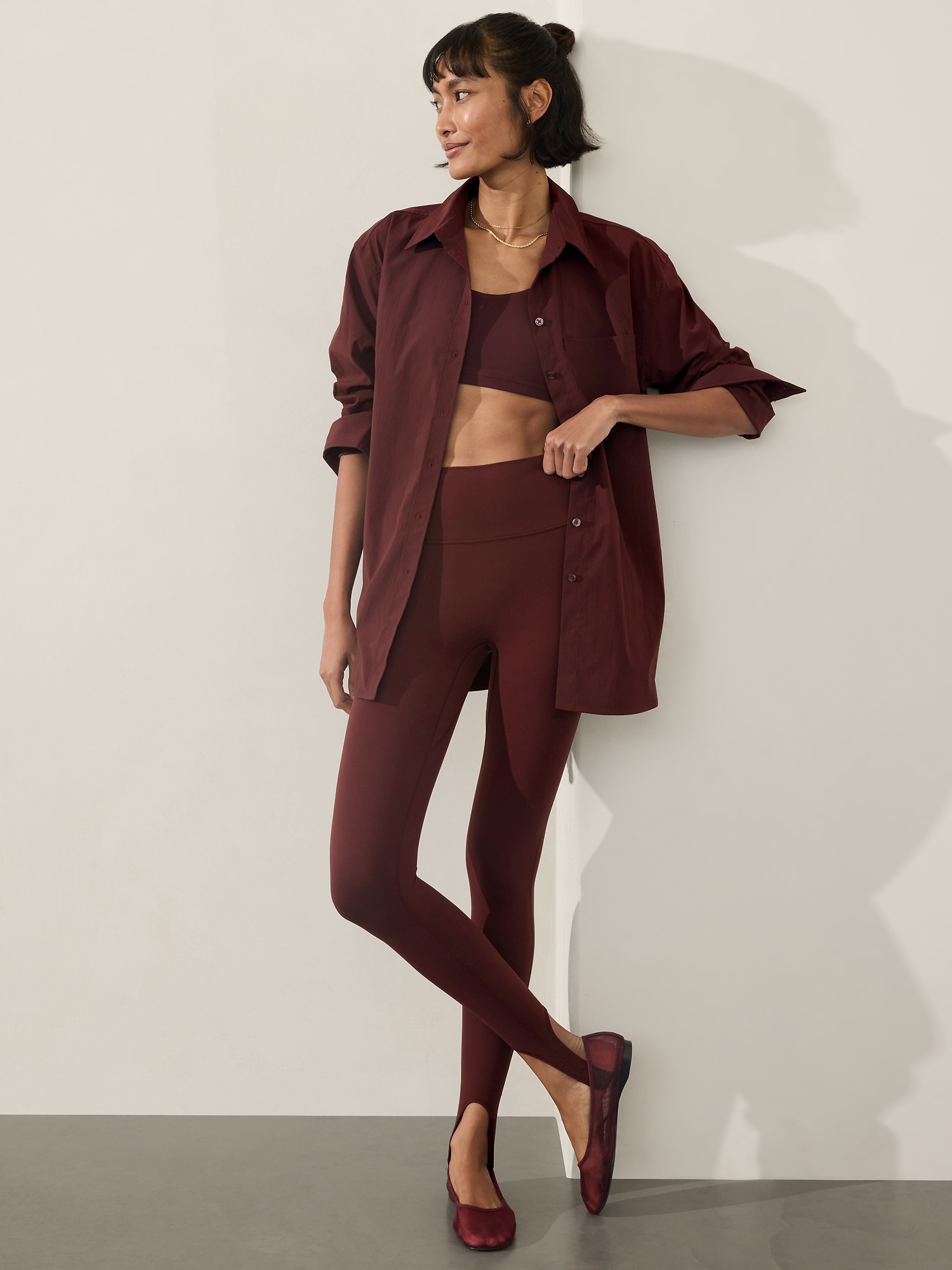 ATHLETA MIDDAY RELAXED SHIRT