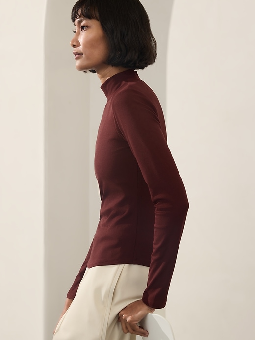 Image number 5 showing, Signature Rib Turtleneck