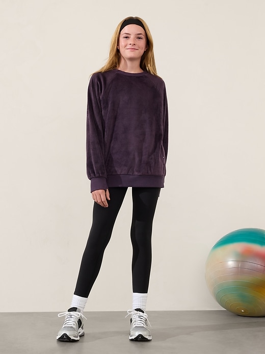 Image number 1 showing, Athleta Girl Feelin' Great Crewneck Sweatshirt