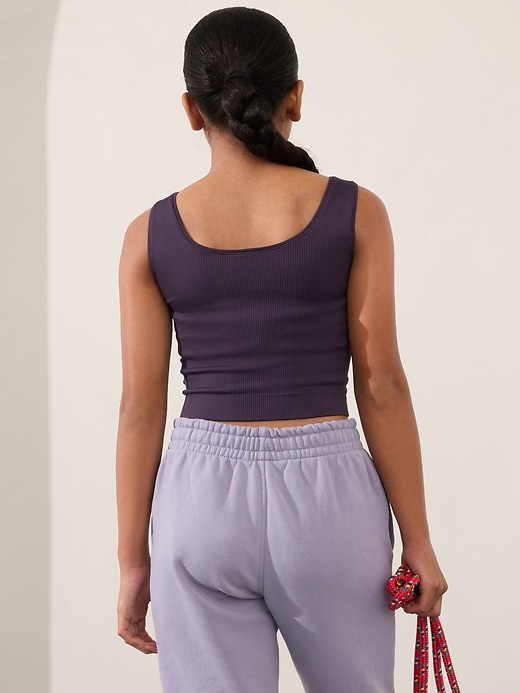 Image number 2 showing, Athleta Girl Rise Above Rib Crop Tank