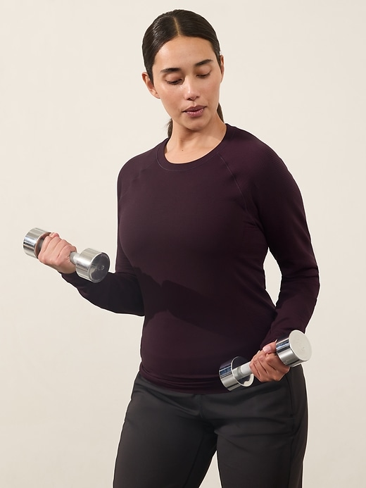 Image number 7 showing, Flurry Seamless Crewneck Top