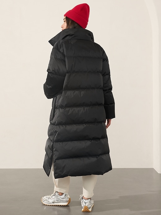 Image number 8 showing, Sateen Long Puffer