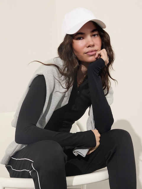 Athleta Sateen Cap - White