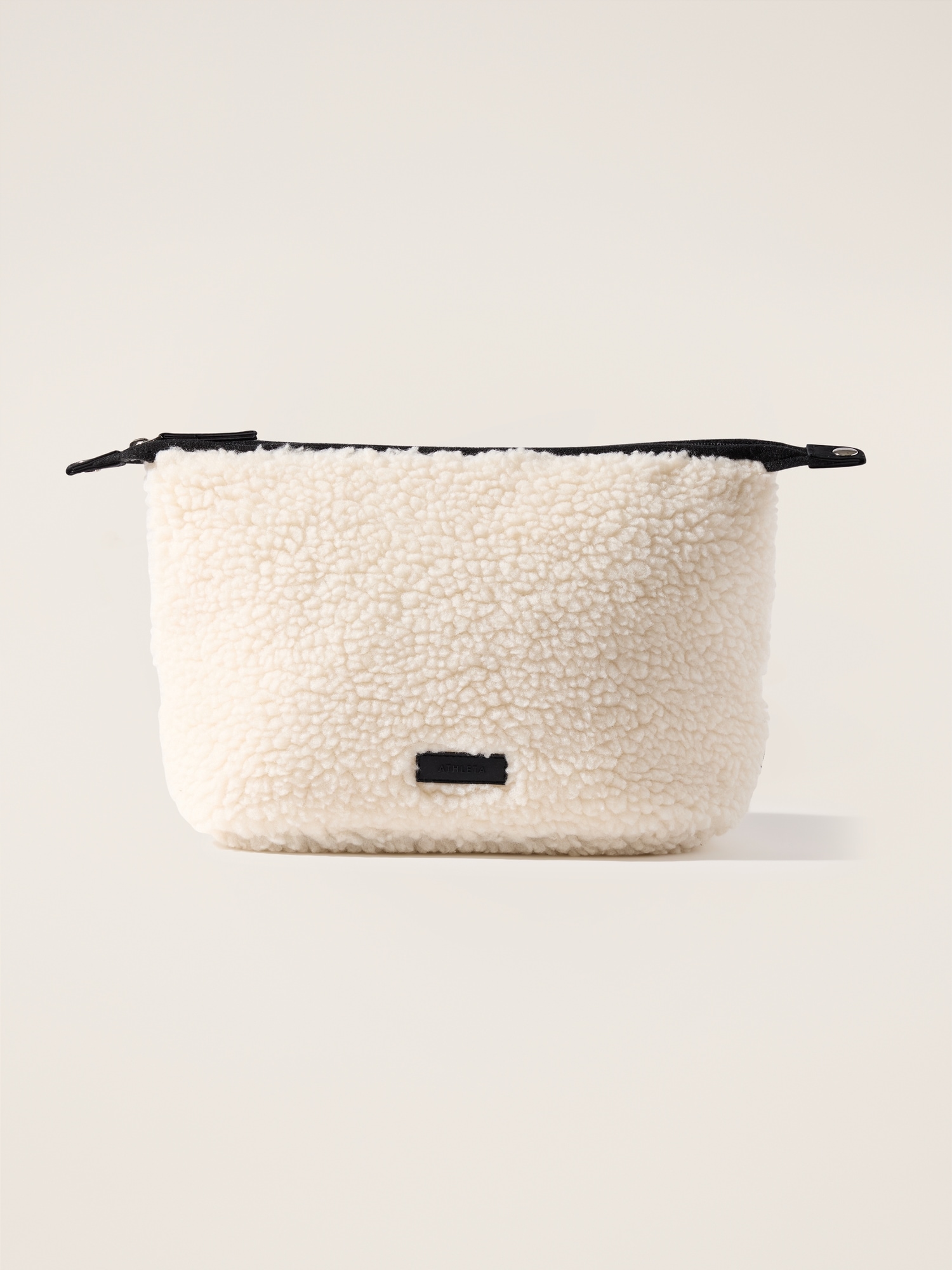 All About Shearling Large Cosmetic Pouch