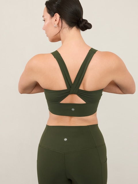 Warrior Twist Longline Sports Bra D-DD