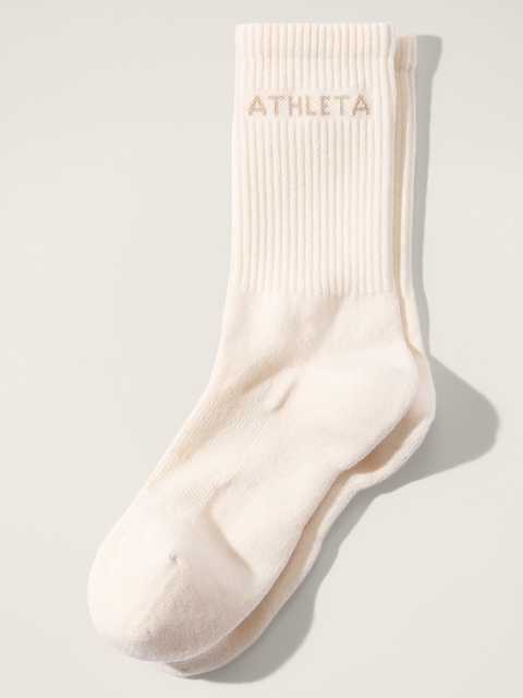 Athleta Everyday Crew Sock - Beige