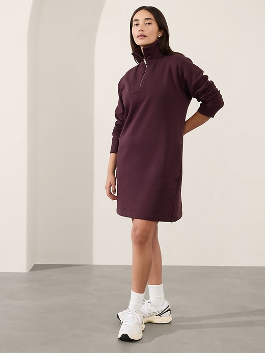 Image number 1 showing, Cozy Karma 1/2 Zip Dress